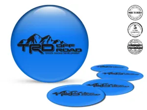 Toyota TRD Adesivi Cerchio Stile Loghi Cupola Stilosi